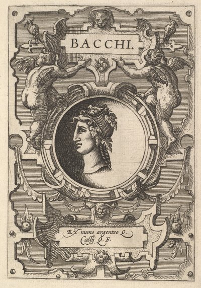 Buste af Bacchus omgivet af stropper, fra serien 