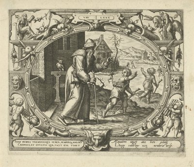 Mand i en alder af firs Ten Ages of Man (serietitel) af Gerard van Groeningen
