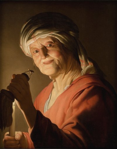 En gammel kvinde af Gerard van Honthorst