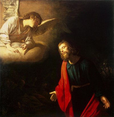 Kristus i Getsemane Have (Smerten i haven) af Gerard van Honthorst