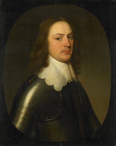 Hollandsk: Portræt af en officer Portræt af en officer af Gerard van Honthorst