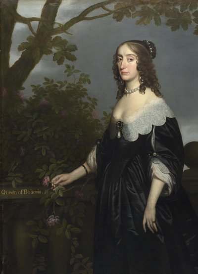 Elizabeth Stuart, dronning af Bøhmen af Gerard van Honthorst