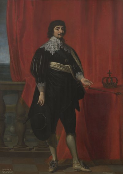 Portræt af Frederik V, konge af Bøhmen (1596-1632) af Gerard van Honthorst