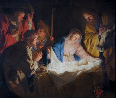 Hyrdernes tilbedelse af Gerard van Honthorst