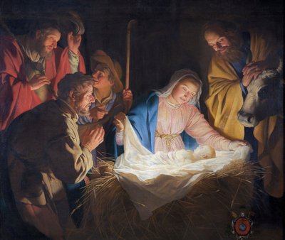 Hyrdernes tilbedelse af Gerard van Honthorst