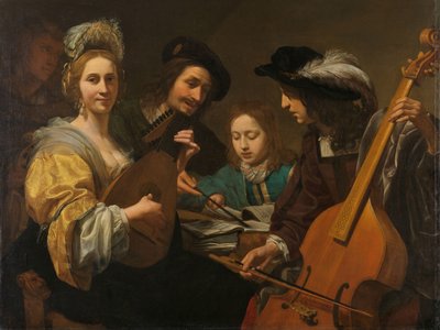 Et musikalsk selskab af Gerard van Kuijl