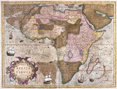 Afrika (gravering af Gerardus Mercator