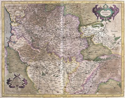 Artois, Frankrig (gravering af Gerardus Mercator