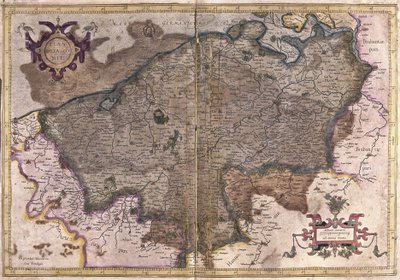 Belgien (gravering af Gerardus Mercator