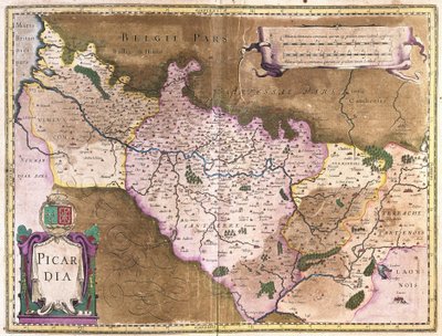 Belgien (gravering af Gerardus Mercator
