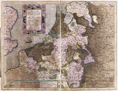 Belgien (gravering af Gerardus Mercator