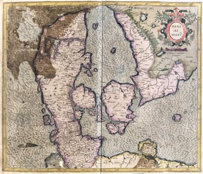 Danmark (gravering af Gerardus Mercator