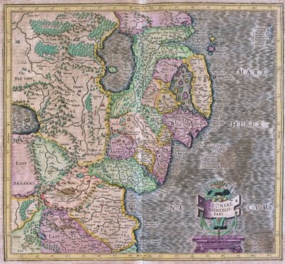 Østirland af Gerardus Mercator