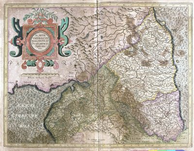 England og Skotland (gravering af Gerardus Mercator