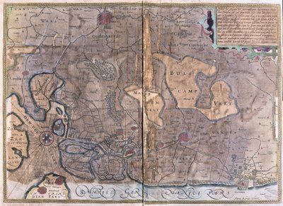 Flandern, Belgien (gravering af Gerardus Mercator