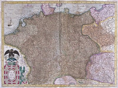 Tyskland (gravering af Gerardus Mercator