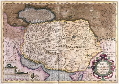 Irak og Afghanistan (gravering af Gerardus Mercator