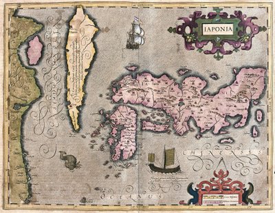 Japan (gravering af Gerardus Mercator
