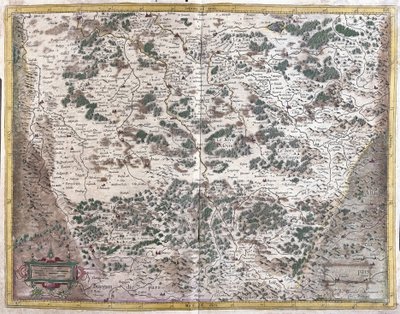 Lorraine, Frankrig (gravering af Gerardus Mercator