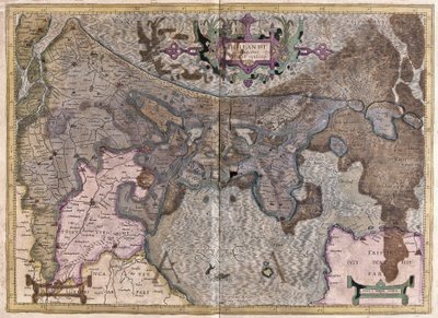 Holland (gravering af Gerardus Mercator