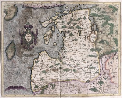 Nordlige Østersøregion, Riga, Letland (gravering af Gerardus Mercator
