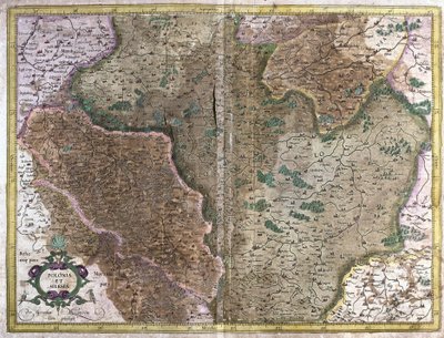 Polen (gravering af Gerardus Mercator