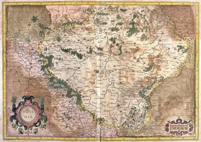 Prag, Tjekkiet (gravering af Gerardus Mercator