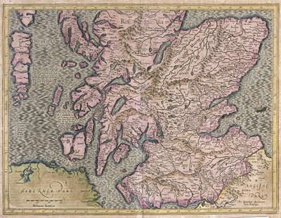 Skotland, Storbritannien af Gerardus Mercator