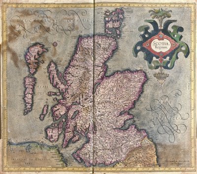 Skotland, Storbritannien af Gerardus Mercator