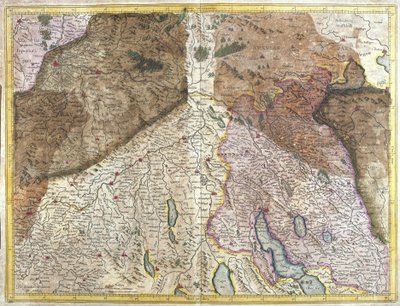 Schweiz (gravering af Gerardus Mercator