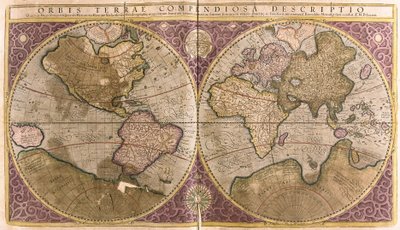 Kloden (gravering af Gerardus Mercator
