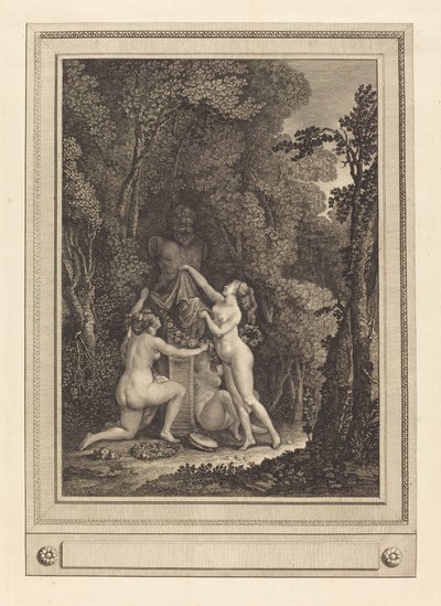 De skrupelløse nymfer, 1784. af Geraud Vidal