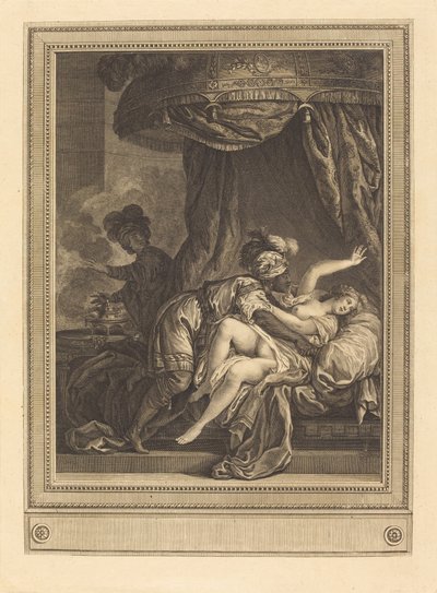 Kongen af ​​Etiopien af Geraud Vidal after Charles Monnet