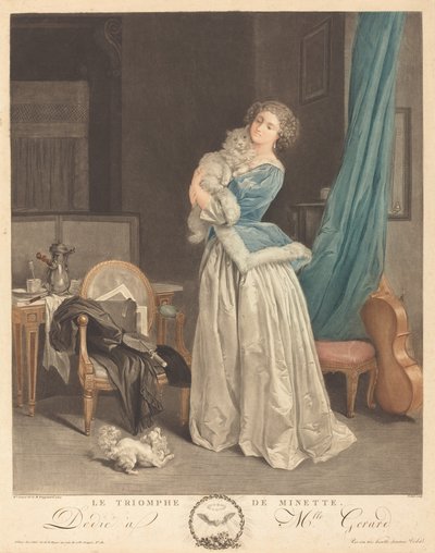Minettes triumf af Geraud Vidal after Marguerite Gérard