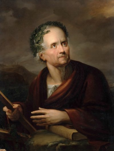 Portræt af Friedrich Gottlieb Klopstock 1724-1803 af Gerdt Hardorff