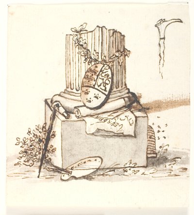 En brudt søjle af Gerhard Ludvig Lahde