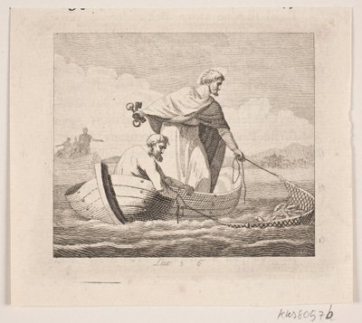 Peters fiskefangst af Gerhard Ludvig Lahde