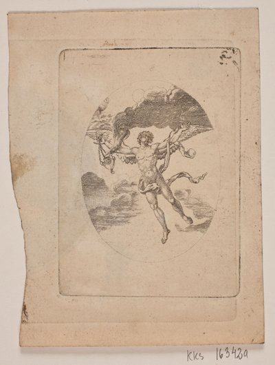 Svævende engel af Gerhard Ludvig Lahde