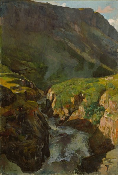 Floden Driva af Gerhard Munthe