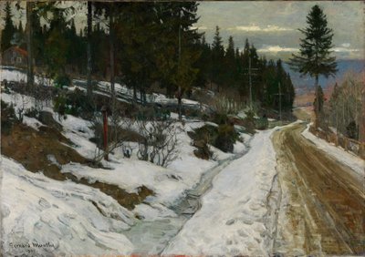 Vinter i Nittedal af Gerhard Munthe