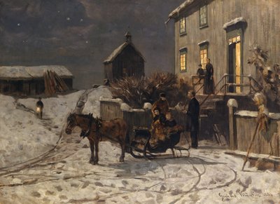 julestemning af Gerhard Peter Frantz Vilhelm Munthe