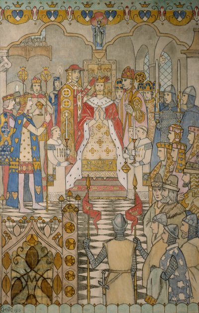 Kong Haakons kroning af Gerhard Peter Frantz Vilhelm Munthe