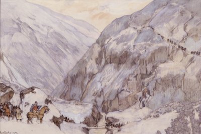 Kong Sverre ved Vårstien (Drivdalen) af Gerhard Peter Frantz Vilhelm Munthe
