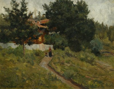 Kvinde og barn af Gerhard Peter Frantz Vilhelm Munthe
