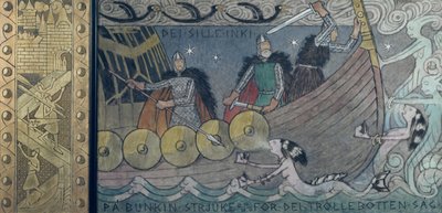 Åsmund Frægdegjevar (maleri) af Gerhard Peter Frantz Vilhelm Munthe