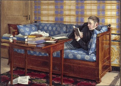 Portræt af digteren Vasily Zhukovsky 1783-1852, 1832 af Gerhard Wilhelm Reutern von