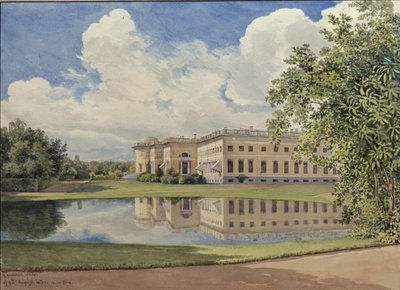 Alexanderpaladset i Tsarskoye Selo, 1831 af Gerhard Wilhelm Reutern von