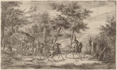 Kavaleri og Høvogn af Gerhardus Emaus de Micault