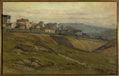 Rue du Moulin-des-Prés, ca. 1900 (olie på lærred) af Germain Eugene Bonneton
