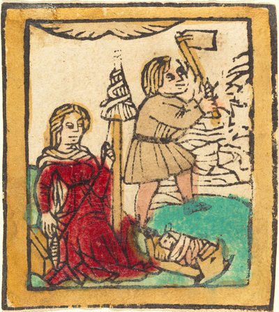 Adam og Eva af German 15th Century